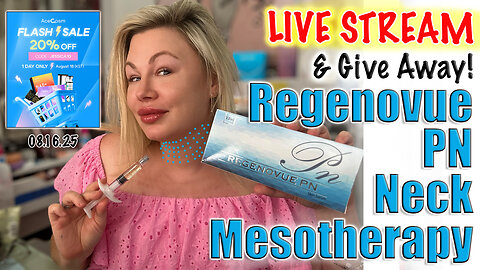 Live Regenovue PN Neck Meso, Give Away and ACECOSM SALE ON NOW! Code Jessica10 Saves