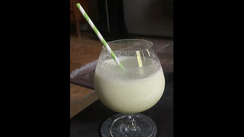cantaloupe melon smoothie with rose water