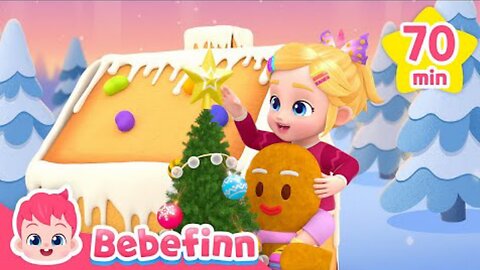 Bebefinn Gingerbreadman House +more Carols for Kids | Song Copmilation