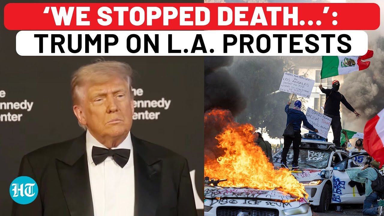 Donald Trump Defends Sending National Guard & Marines To L.A.; Makes This Big Claim On Iran