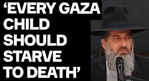 “Every Gaza Child Should Starve To Death", Demands Leading Israeli