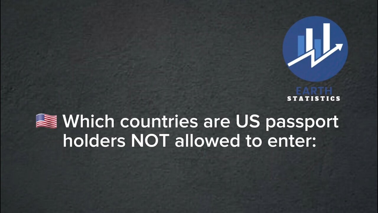 Which countries are US passport holders NOT allowed to enter...
