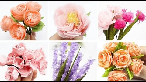 Best 6 Tissue Paper Flower Making Easy, Beautiful DIY Paper Flowers