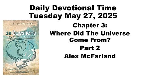 Daily Bible Study 05-27-2025 
