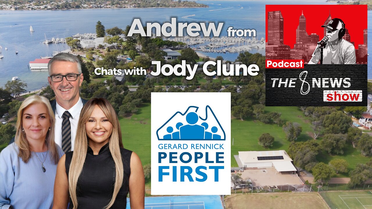 Andrew from the 8 News show chats with WA Senate candidate for the People First Party, Jody Clune