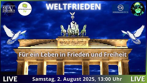 💥📢 LIVE aus Berlin - Demo für ein Leben in Frieden und Freiheit💥