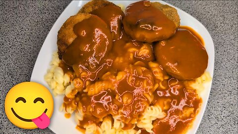 Classic German Jägerschnitzel with pasta and sauce! Do you remember this dish from back in the day?