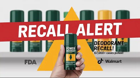Massive Deodorant Recall: Over 67,000 Cases Pulled—Check Your Products Now!