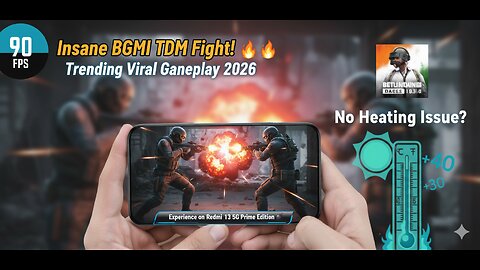 Insane Pubg BGMI TDM Fight! 🔥 | Trending Viral Gameplay 2026 | Experience on Redmi