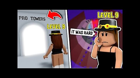 LEVEL 9 ATTEMPTS *PRO TOWERS* IN TOWER OF HELL