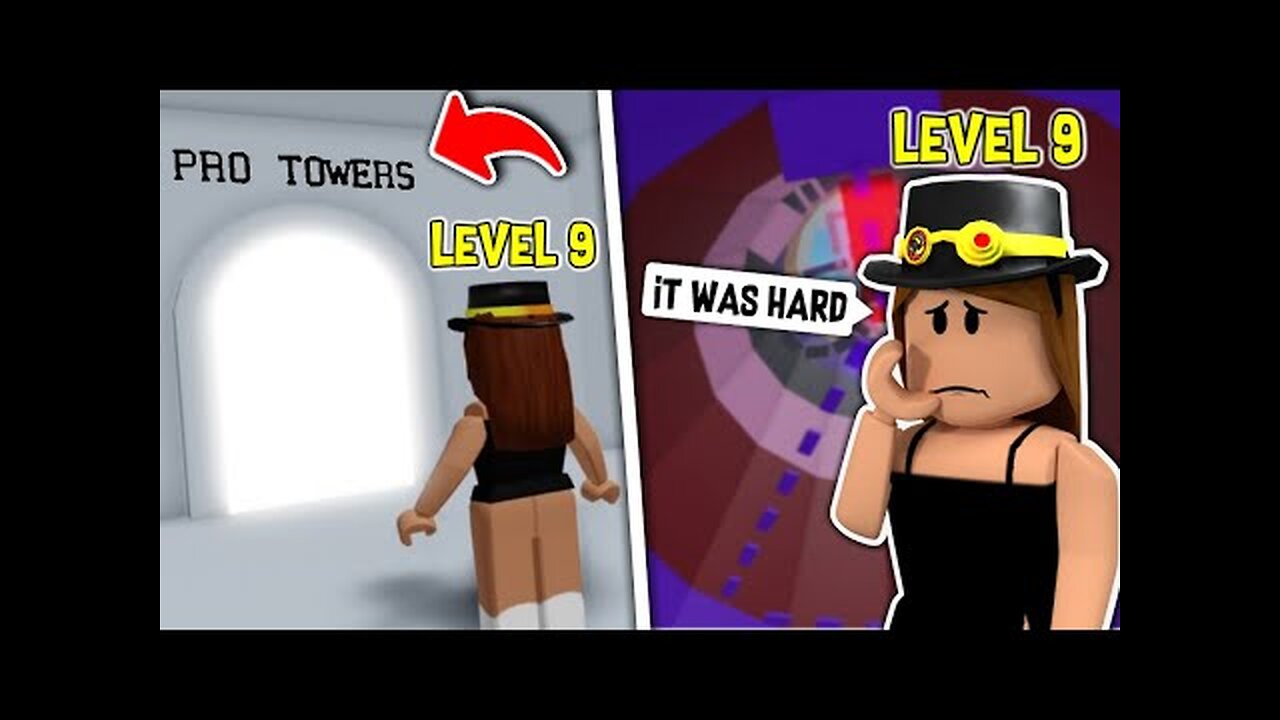 LEVEL 9 ATTEMPTS *PRO TOWERS* IN TOWER OF HELL