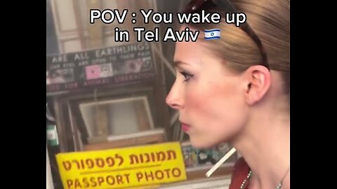 A French Travel Blogger Documents the Destruction and Atmosphere in War-time Tel Aviv