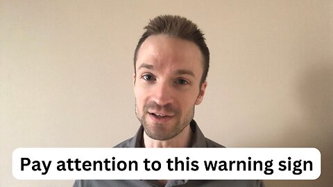 A sign of an untrustworthy man