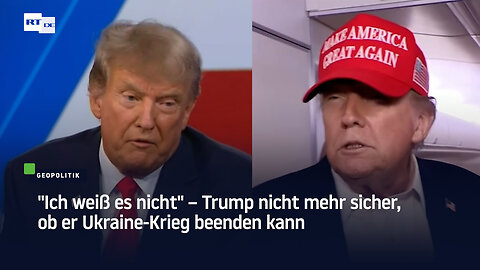 "Ich weiß es nicht" – Trump nicht mehr sicher, ob er Ukraine-Krieg beenden kann