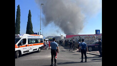ESPLOSIONE A ROMA: INCENDIO COINVOLGE DEPOSITO GIUDIZIARIO OLTRE 20 FERITI