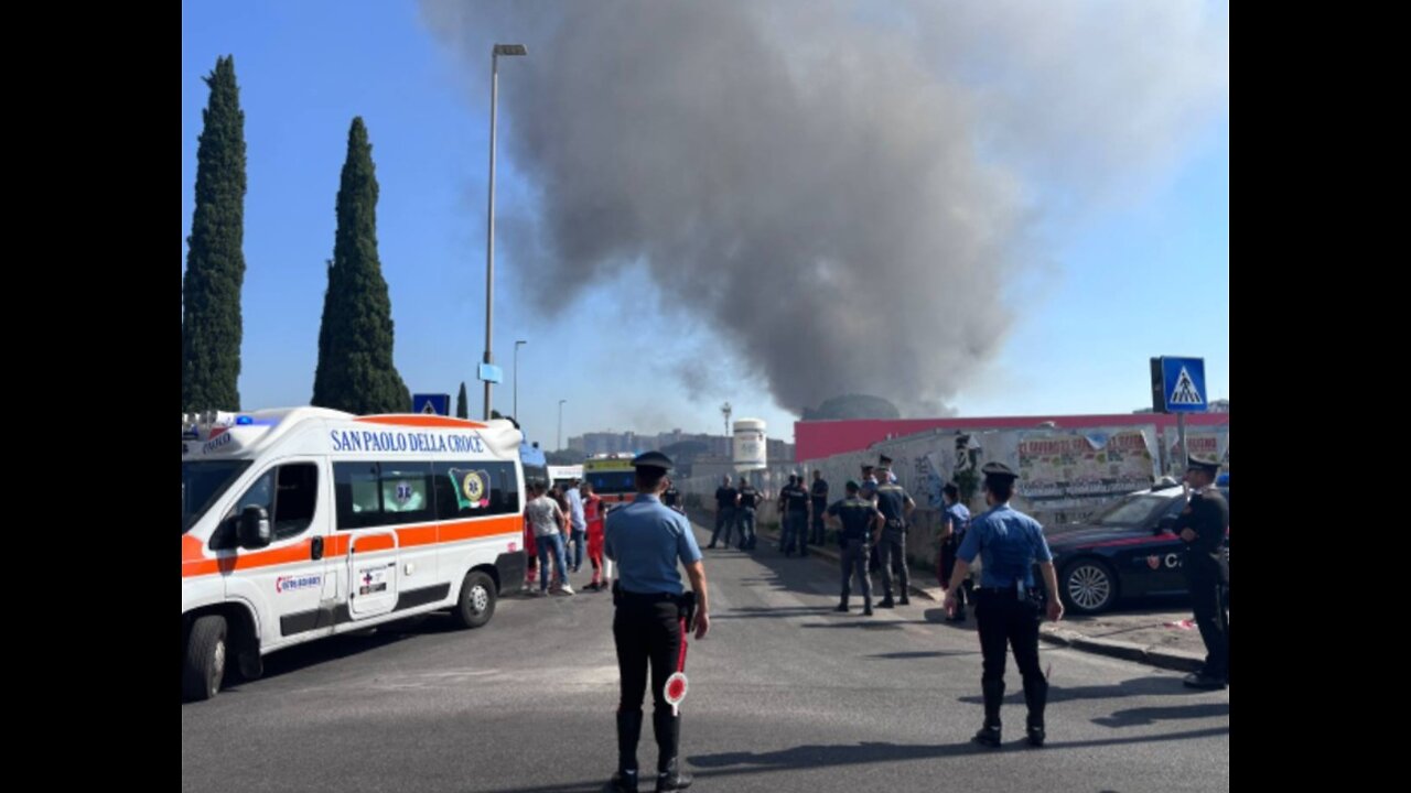 ESPLOSIONE A ROMA: INCENDIO COINVOLGE DEPOSITO GIUDIZIARIO OLTRE 20 FERITI