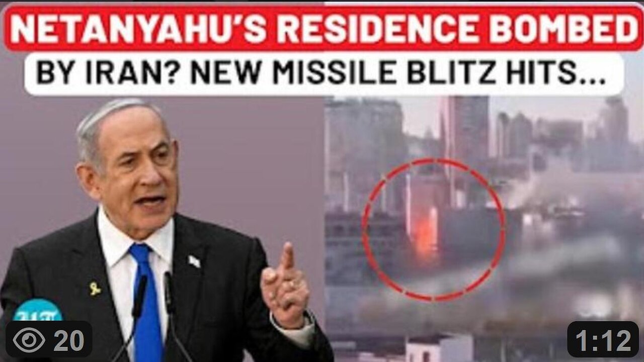 Iran Bombs Hadera Power Station, Netanyahu Home in daytime missile strike