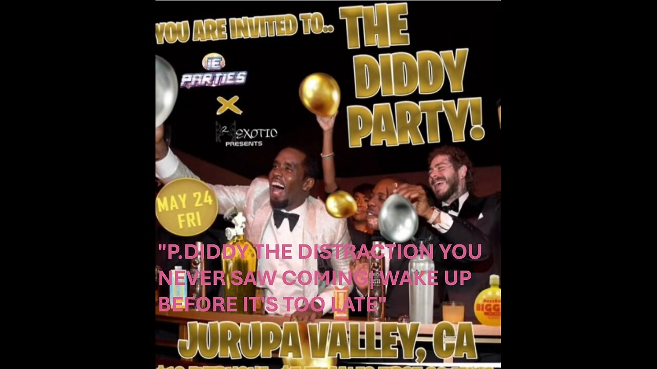 “P. Diddy: The Distraction You Never Saw Coming | Wake Up Before It’s Too Late”