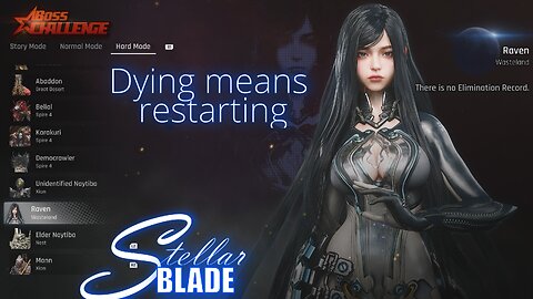 🔴Live - Stellar Blade: Hard Mode Boss Gauntlet - One Death = Restart!