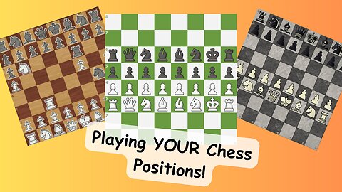 Playing YOUR Chess Positions!