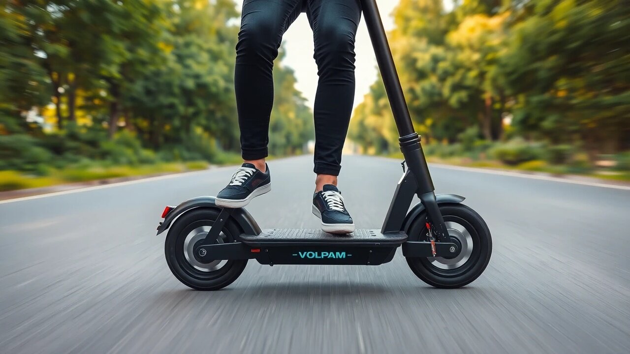 Powerful VOLPAM e Scooter Zooms Up to 21 MPH!