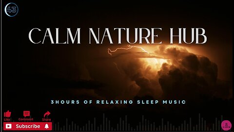 ⛈️ Thunderstorm at Night | 3 Hours of #whitenoise for Deep Sleep & Relaxation ⛈️ | #43