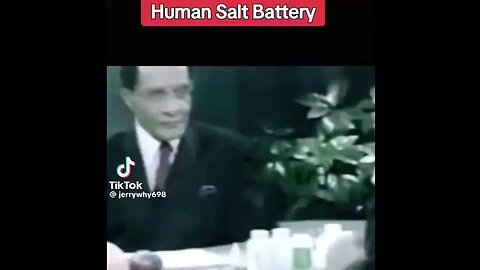 The Human Salt Battery