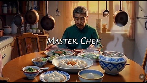 Master chef, eat drink man woman, ASMR animated short film