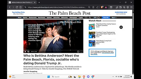 Don Jr New Girlfriend Bettina Anderson by NEXWEX