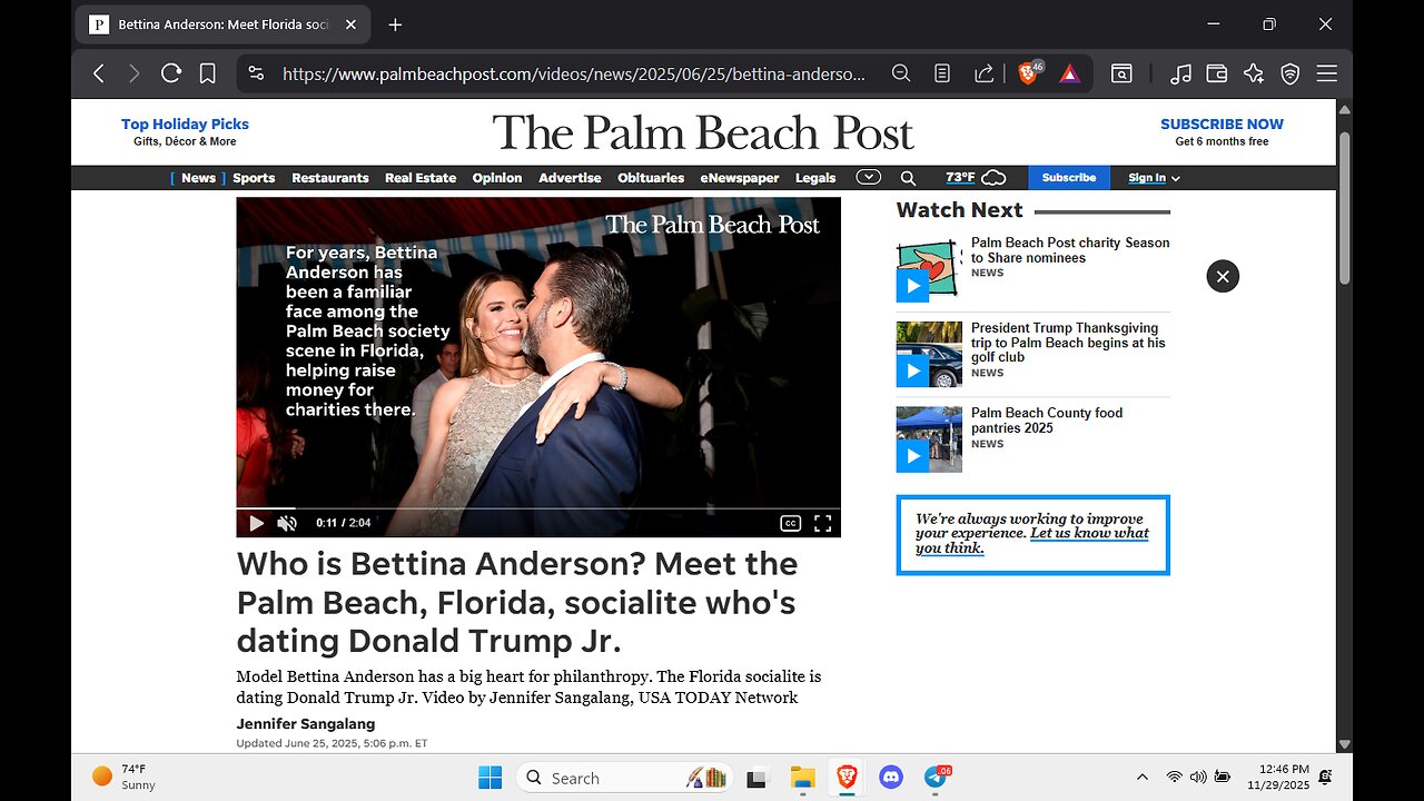 Don Jr New Girlfriend Bettina Anderson by NEXWEX