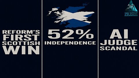 Reform’s First Scottish Win + AI Judge Shock & Independence at 52%