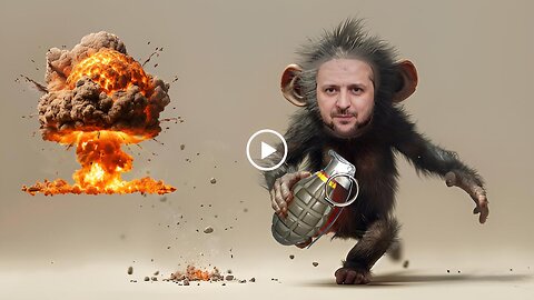 ZELENSKY - A monkey with a hand grenade