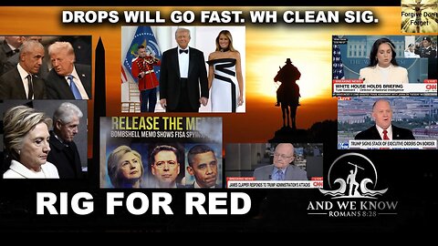 7/25/2025 RIG for RED, Comey/Soros, Clinton/Obama, Everything PLANNED-YEARS