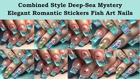 Customer review about this Combined Style Deep-Sea Mystery Elegant Romantic Fish Nail Art Stickers