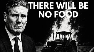"THERE WILL BE NO FOOD! - THEY ARE DESTROYING OUR FOOD SUPPLY!" WITH THE BOWLER HAT FARMER