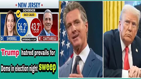 "Trump Hate Drives NJ Election Results: Analysis on Sherrill's Win & GOP's Struggles"