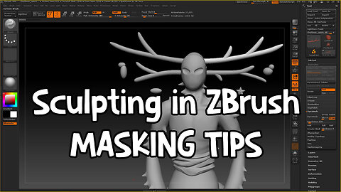 Sculpting in ZBrush - Masking Tips