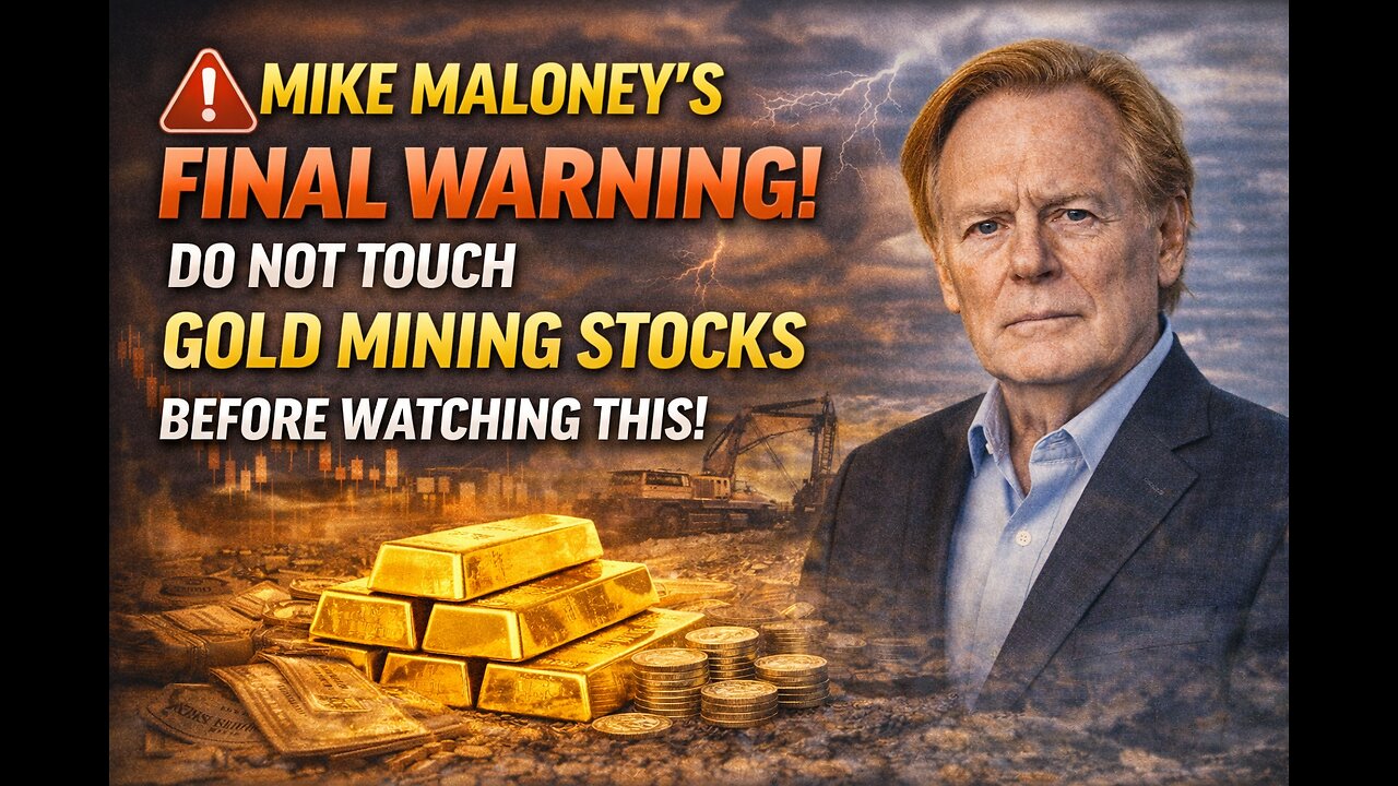 MIKE MALONEY’S FINAL WARNING! DO NOT TOUCH GOLD MINING STOCKS BEFORE WATCHING THIS!
