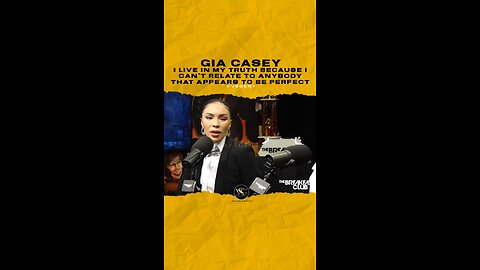@gia_casey I live in my truth because I can’t relate to anybody that appears to be perfect