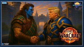 World of Warcraft | Trump Arrives in Scotland to Meet with Anvilight for Azeroth Peace Negotiations