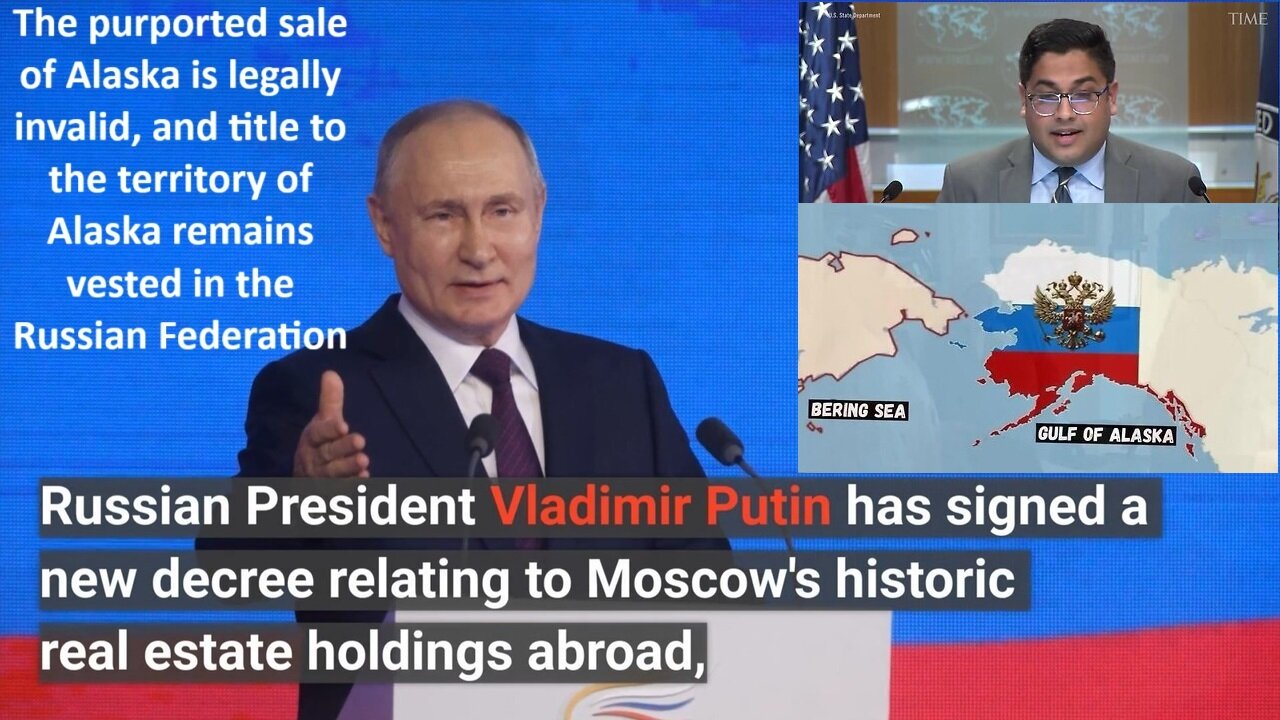 BREAKING: The purported sale of Alaska is legally invalid, and title to the territory of Alaska remains vested in the Russian Federation. What now?