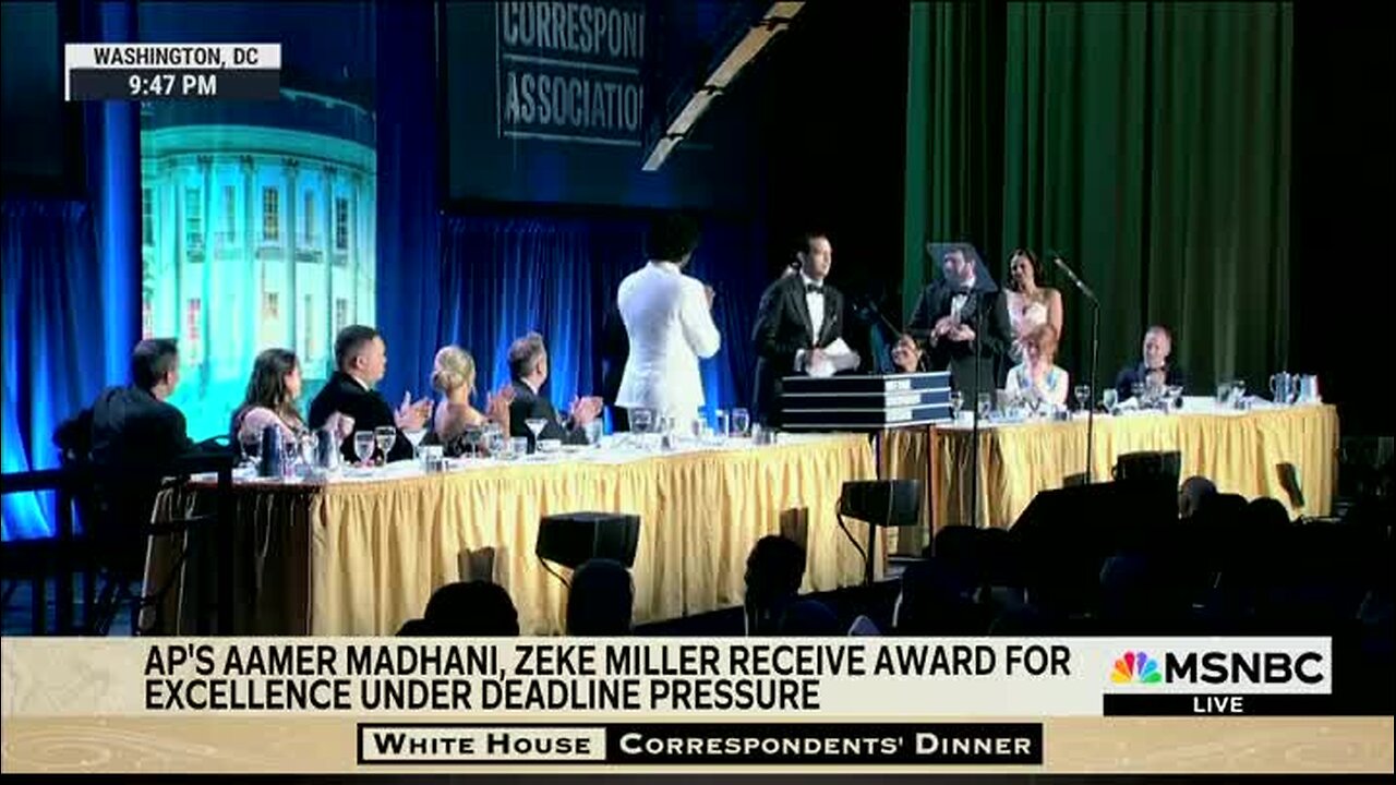 AP’s Miller at WHCD: At Our Core Is a ‘Commitment to Accurate...Non-Partisan Journalism’ That Holds Power to Account No Matter the Party in Office