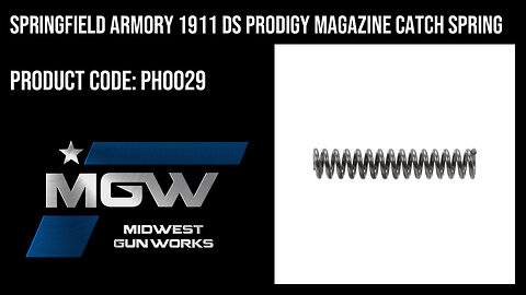 Springfield Armory 1911 DS Prodigy Magazine Catch Spring - PH0029