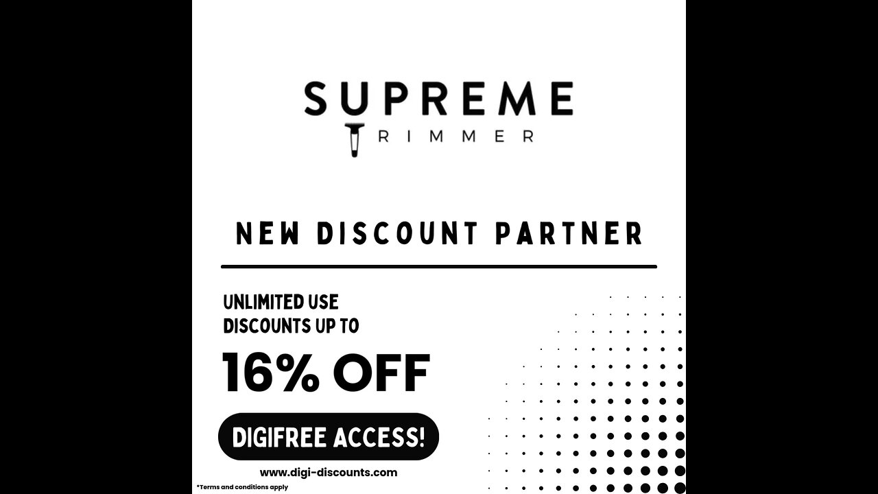 Welcoming Supreme Trimmer!