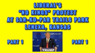 "No Kings" Protest At Sar-Ko-Par Trails Park In Lenexa, Kansas - Part 1 - June 15th, 2025
