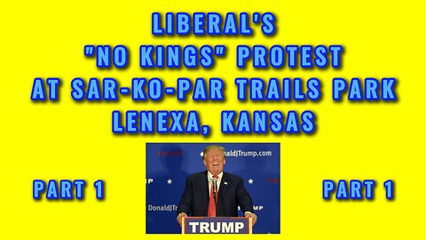 "No Kings" Protest At Sar-Ko-Par Trails Park In Lenexa, Kansas - Part 1 - June 15th, 2025
