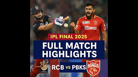 "Epic Showdown: RCB vs PBKS | IPL 2025 Final Match Highlights 🔥"