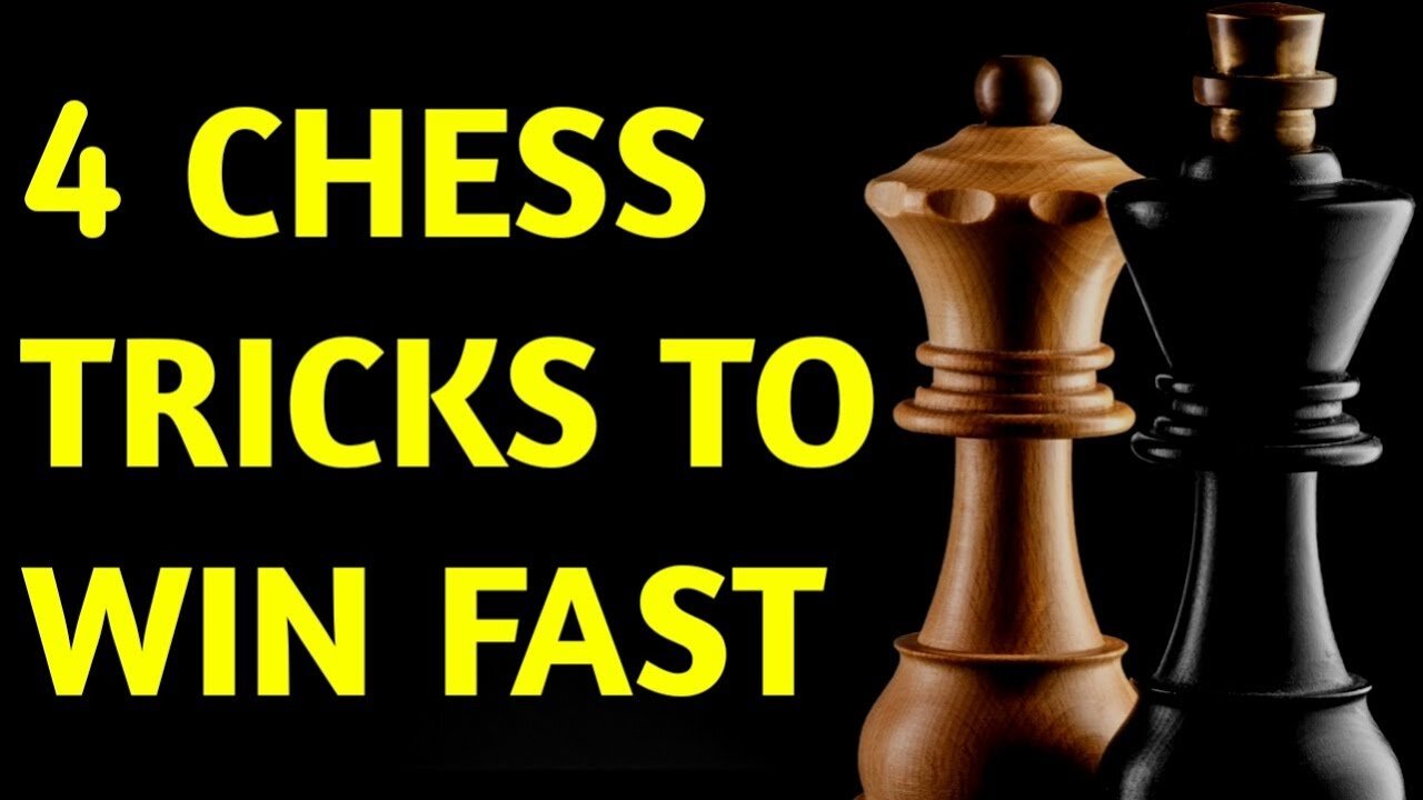 4 chess tricks to win fast #chess #tricks