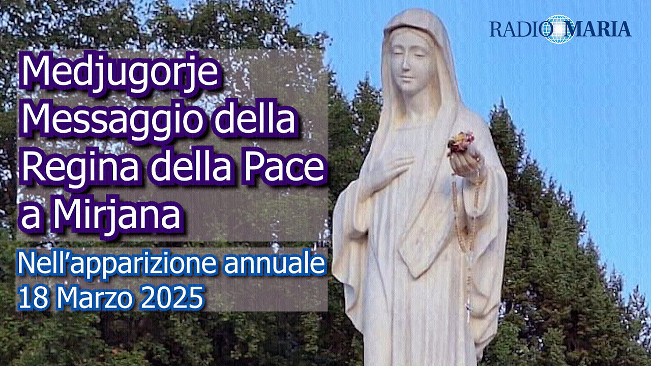 (18 MARZO 2025) - 〽️EDJUGORJE: “〽️ESSAGGIO DELLA REGINA DELLA PACE A 〽️IRJANA NELL'APPARIZIONE ANNUALE!!”🙏