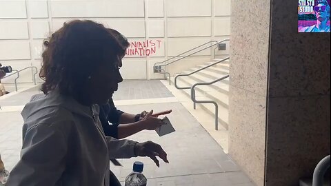 Kicked to the curb. LMAO! So Rep. Maxine Waters just tried to storm into an LA federal building